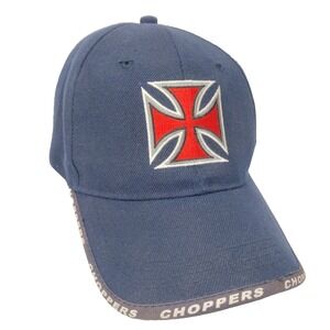 Active Cap Choppers Hat Cap Embroidered Strapback Blue